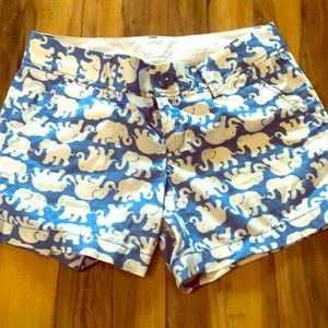Size 4 elephants Lilly Pulitzer shorts